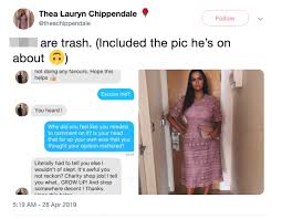 Business learn more about hiring developers or posting ads with us. Dude Absolutely Demolished On Twitter After Dissing Tinder Match S Outfit