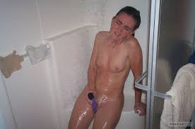 Beatuful Naked Woman Taking Shower Masturbating Naked Photo