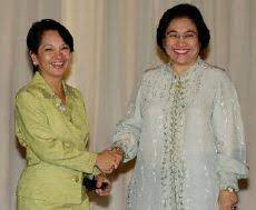 5th president of indonesia, 8th vice president of indonesia. World Press Review President Philippines Gloria Macapagal Arroyo President Indonesia Megawati Sukarnoputri