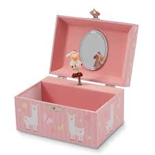 Jewelry boxes have aesthetic appeal; Musical Jewelry Box Llama