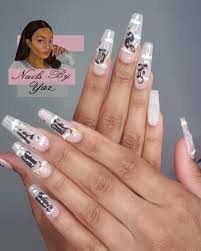 Nailsbyyaz X Old English Letter Nails