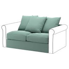 Gronlid Funda Mod2 Plaz Ljungen Verde Claro Ikea In 2020 Love Seat Loveseat Sleeper Sofa Back Cushions