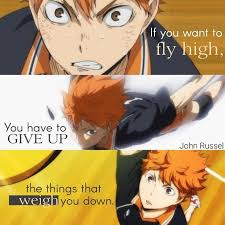 Quote frankly what a great quote to start of the anime in my opinion. Way To Fly High Anime Quotes Anime Quotes Inspirational Anime Qoutes