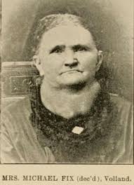 Mary J. Kissinger Fix (1817-1890)