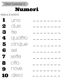 Simple Italian Lessons For Kids Numeri Counting In Italian The Chirping Moms Italian Lessons Learning Italian Spanish Lessons For Kids