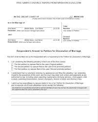 Petition for dissolution of marriage statement of income and expenses filing information sheet $163 filing fee. Printable Online Missouri Divorce Papers Instructions