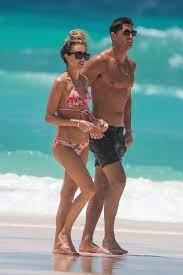 Yes @megan_mckenna_ is back with a banger, love her new single #ruinyournight. Megan Mckenna Wears A Floral Print Bikini At Beach With On Holiday With Her New Boyfriend