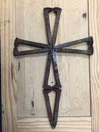 Railroad Spike Cross Railroad Spikes Railroad Spikes Crafts Railroad Spike Art