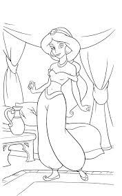 Find free printable jasmine coloring pages for coloring activities. Princess Jasmine Dressing Room Coloring Page Netart Disney Coloring Pages Disney Princess Colors Cartoon Coloring Pages