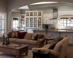 I Like The Large Arch Connecting The Kitchen To An Adjoining Livin Open Concept Kitchen Living Room Open Kitchen And Living Room Living Room And Kitchen Design