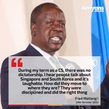 Every dictator tries to explain they're not, but his actions while he  served as a Cabinet Secretary says a lot about him