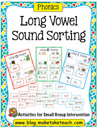 Long Vowel Sound Sorting Make Take Teach Spelling Patterns Long Vowel Sounds Long Vowel Words