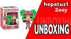 Funko pops and battle royale games are nothing new, but with fortnite still ruling the roost of the popular genre and recently breaking the $1 billion mark, a series of. Unboxing Funko Pop Fortnite Zoey Youtube