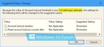 Feb 27, 2018 · unlock windows workstation programmatically. Change Account Lockout Threshold For Local Accounts In Windows 10