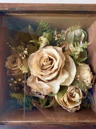 Choose flowers that have tightly petaled blossoms, such as roses, chrysanthemums, tuberoses, gardenias, asters, carnations, marigolds or tulips, for best results. Wedding Bouquet Preservation Glasshouse Collection Preserved Flower And Resin Art