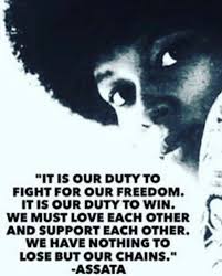 Thinking about Assata Shakur on her 76th birthday. She wrote the second book that changed (and saved) my life. She taught me about the value and power of Freedom Dreams. She showed