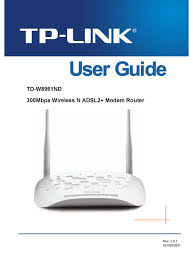 Tp Link Td W8961nd User Manual Pdf Download Manualslib