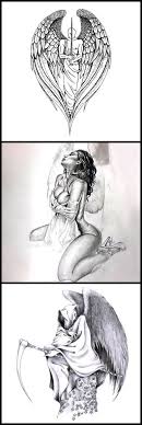 20 Angel Tattoo Designs Angel Tattoo Designs Tattoo Art Drawings Angel Tattoo