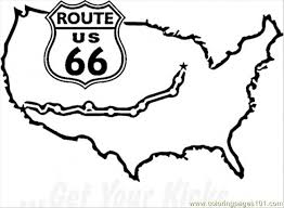 Autosave is made frequently, as you color and edit your map. Route 66 Coloring Pages Coloring Printable B108 Shop