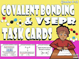 Covalent Compounds Covalent Bonding Vsepr Molecular Geometry Task Cards Covalent Bonding Chemistry Classroom Chemistry Activities