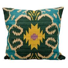 Kathy Ireland Clover Ikat Turquoise Throw Pillow Walmart Com Turquoise Throw Pillows Pillows Decorative Patterns Decorative Pillow Combinations
