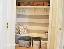But what if the laundry area were an airy destination instead? How To Turn A Closet Into A Mudroom 11 Magnolia Lane