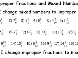 Some of the worksheets for this concept are grade 6 fractions work, grade 4 fractions work, rename mixed to fractions with circles name complete, improper fractions mixed numbers, fractions work converting improper fractions to, improper and mixed fractions, grade 6 improper fractions and mixed. Mixed Numbers And Improper Fractions Teaching Resources