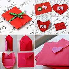 Cut a small triangle at the bottom of the heart in the center. More Diy Ideas Photo From Google I Know We Often Use Heart Shaped Everything For Valentin Diy Valentines Cards Valentine Cards Handmade Shaped Cards