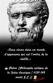 La société juste est celle qui met chacun (peuple, guerriers, philosophes) à sa place. Nous Vivons Dans Un Monde D Apparence Qui Est L Ombre De La Realite Platon Philosophe Antique De La Grece Classique 428 348 Avant J C Platon