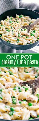 One Skillet Creamy Tuna Pasta Chelsea S Messy Apron