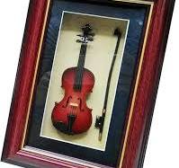 Vaveren Musical Instrument Box Frame, Desktop Photo Display Holder,  Miniature Musical Instrument Model for Desktop, Kitchen, Violin :  Amazon.com.au: ...