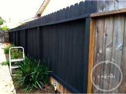 Behr S Slate Stain For The Fence Backyard Fences Painted Wood Fence Backyard