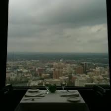 view from the chart house restaurant in side towers of