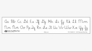 By default, it does not represent any sequence and is generic in nature. Cursive Alphabet Desk Strips Handwriting Without Tears Cursive B Hd Png Download Transparent Png Image Pngitem