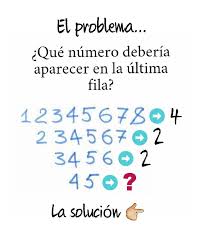 Primero hay que decir o mencionar que un 90% de los mejores estudiantes de secundaria del mundo en el área de las matemáticas y las adivinanzas. Soluciones Del Problema Que Propuse De Las Filas De Numeros Problemas Matematicos Juegos De Logica Matematicas