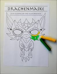 Masken zum ausmalen bilder zum ausmalen masken zum ausdrucken malvorlagen zum. Ausmal Maske Zum Ausdrucken Etsy