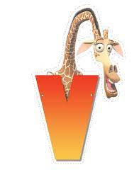 Madagascar 2 Letters Of Alphabet Giraffe Letter V Alfabeto Fiesta De Madagascar Temas De Animales