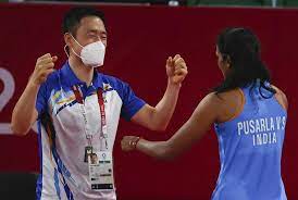 The duo spent hours together on sindhu's game at the gachibowli. W4an2ti Ppabcm