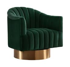 I really like the accent chair, my wife was hoping that the navy was a deeper blue. Farrah Green Velvet Accent Chair By Meridian Furniture