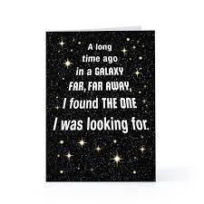A Long Time Ago In A Galaxy Far Far Away Font Color Birthday Invitations Card Celebration Card Seasonal Card Marriage Greeting Card Star Wars Birt Star Wars Valentines Valentines Card Sayings Cards For Boyfriend