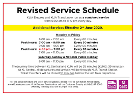 For all path train information in new jersey and new york from maps and schedules to station updates and route alerts. New Train Schedule For Klia Ekspres Services Economy Traveller