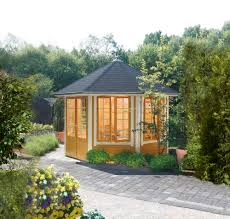 Premium Holz Pavillon Geshlossener 8 Eck Gartenpavillon Parorama Sprossen Tur Vom Garten Fachhandler