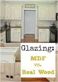 Glazing Mdf Versus Real Wood In 2020 Kitchen Cabinets Mdf Painting Kitchen Cabinets Kitchen Cabinets