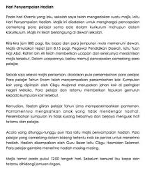 Team wom.my — march 4, 2014. Contoh Karangan Upsr Bahasa Melayu Senarai Tahun 6