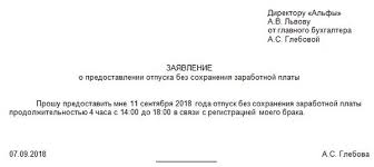 Zayavlenie Na Otpusk Bez Soderzhaniya Obrazec Blank Kto Vprave Podat
