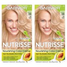 Eur 9.81 to eur 71.03. Garnier Nutrisse Nourishing Hair Color Creme 100 Extra Light Natural Blonde Chamomile 2 Pack Walmart Com Walmart Com