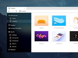Windows Explorer Redesign Redesign Fluent Design Windows