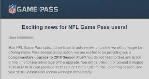 Download the nfl game pass app for free. The New Game Pass Nfl For The Season 2016 Bitfeed Co