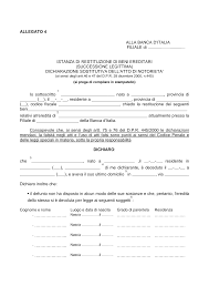 445 del 2000 permette a ogni cittadino di produrre una dichiarazione sostitutiva atto di notorietà, che ha lo stesso valore legale del certificato che va a sostituire. Https Www Bancaditalia It Servizi Cittadino Servizi Vaglia Cambiari Domanda Restituzione Beni Ereditari Successione Legittima Pdf