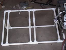 Here's a little different version of the pvc rack i just finished last week. Make Your Own Bike Rack